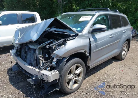2015 Toyota Highlander Limited V6 from USA, damaged, VIN 5TDDKRFH4FS102470